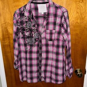Maurice’s plaid button down